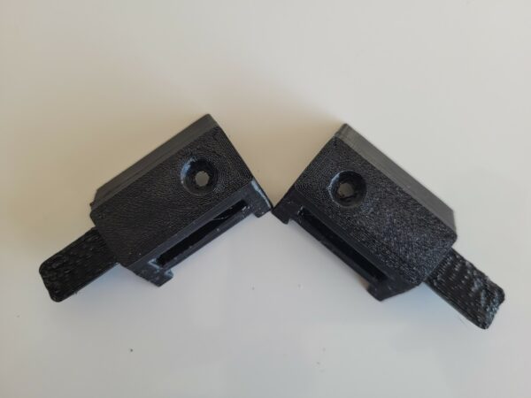 Paire embout axe support plage arrière coulissante pour RENAULT Clio 2 et 3 Estate Break