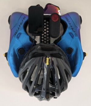 Support mural pour accessoires vélo (Chaussure, casque , GPS, Gamin Edge Varia, ...)