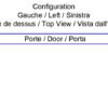 Gauche Visière Interphone Bticino Angle à 45°