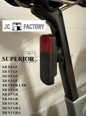 Pour SUPERIOR. XR 9: Support Radar (Garmin Varia / Bryton Gardia / Wahoo Tackr Radar / Mangene / iGPSPORT ...)